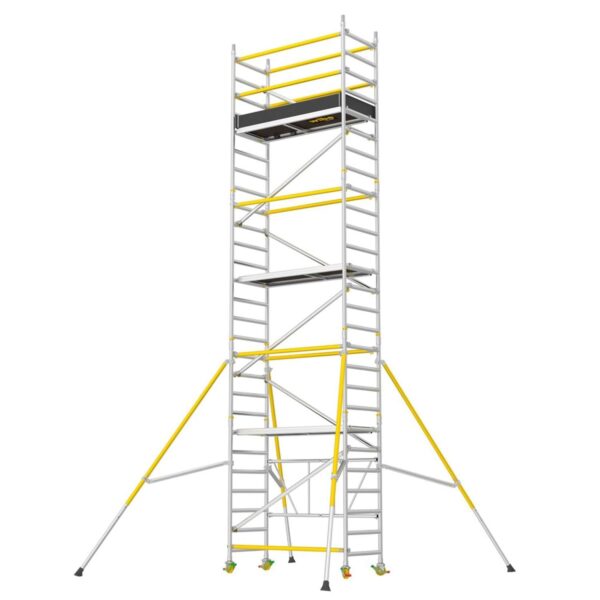 W.steps Håndværkerstillads 750 pk. 5,8 - 1 basis-, 2 tilbygnings-, 1 gelænder-, 1 støttebenspakke høj WFT 750-5,8