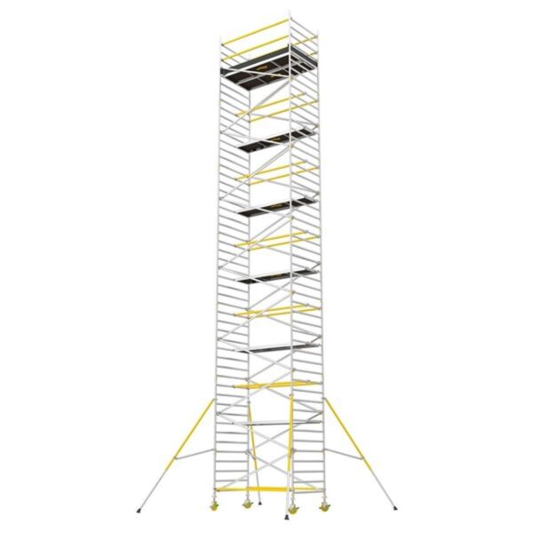 W.steps Rullestillads 1400 pk. 12,2m - 1 basispakke høj + 5 tilbygningspakker WRT 1400-12,2