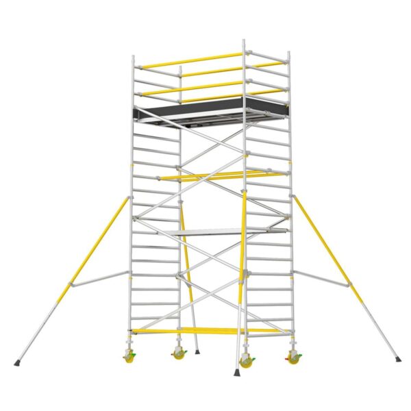 W.steps Rullestillads 1400 pk. 4,2 m - 1 basispakke lav + 1 tilbygningspakke WRT 1400-4,2